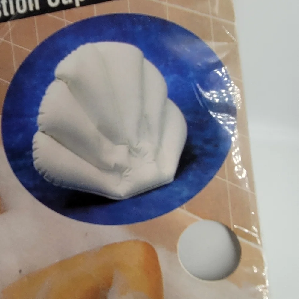 Deluxe Bath Cushion by Pono Tony U.S.A. Inflatable, heavy-duty vinyl comfort VTG